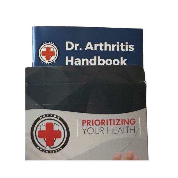 Dr. Arthritis Wrist Support Brace Right Hand Black Neoprene with Handbook Boxed - Picture 3 of 3